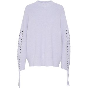 Karen by Simonsen, Dames, Truien, Blauw, Maat: M Viscose,