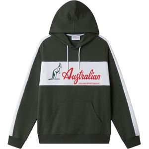 Australian, Heren, Sweatshirts & Hoodies, Groen, Maat: L Katoen,