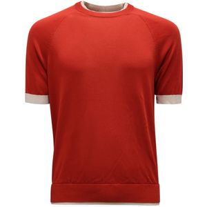 Eleventy, Heren, Truien, Rood, Maat: S Katoen,