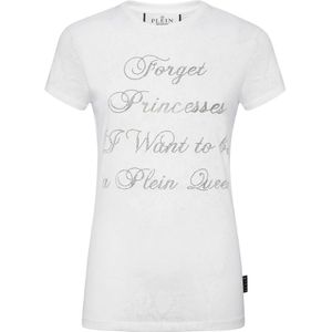 Philipp Plein, Dames, Tops, Wit, Maat: XS Katoen,