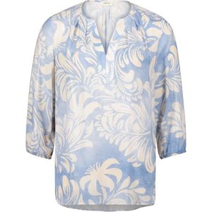 Cartoon Blouse  blauw denim / offwhite