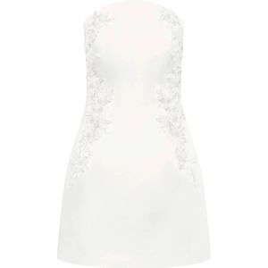 Rebecca Vallance, Dames, Jurken, Wit, Maat: 2XS Leer,