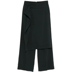 Ami Paris, Dames, Broeken, Grijs, Maat: XS