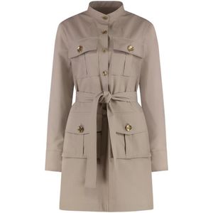 Givenchy, Dames, Jurken, Beige, Maat: XS Katoen,