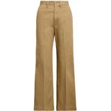 Polo Ralph Lauren - Broek - Beige - Katoen - Wijde Pijpen