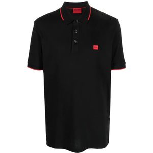 Hugo, Heren, Tops, Zwart, Maat: S Katoen,