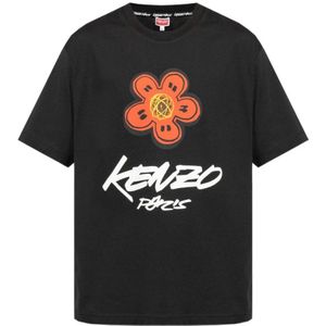 Kenzo, Heren, Tops, Zwart, Maat: M