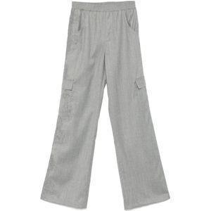 Ermanno Scervino, Dames, Broeken, Grijs, Maat: S