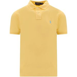Polo Ralph Lauren, Heren, Tops, Geel, Maat: S Katoen,