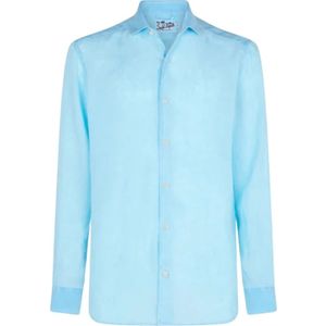 MC2 Saint Barth, Heren, Overhemden, Blauw, Maat: XL