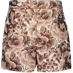 Valentino Garavani, Dames, Korte broeken, Veelkleurig, Maat: S Zijde,