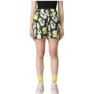 Msgm, Dames, Korte broeken, Veelkleurig, Maat: 2XS