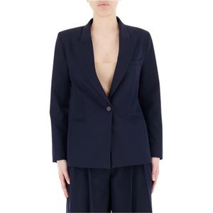 ViCOLO, Dames, Jassen, Blauw, Maat: S Leer,