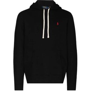 Polo Ralph Lauren, Heren, Sweatshirts & Hoodies, Zwart, Maat: S Katoen,