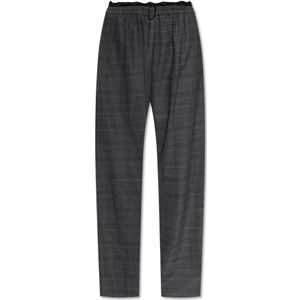 Diesel, Dames, Broeken, Grijs, Maat: 3XS