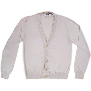 Mauro Grifoni, Heren, Truien, Beige, Maat: S Poliester,