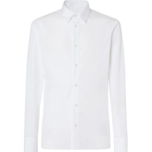 Ferrari, Heren, Overhemden, Wit, Maat: M Katoen,