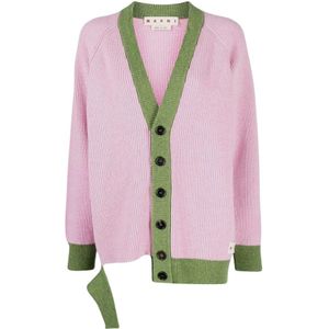 Marni, Dames, Truien, Roze, Maat: XS Katoen,