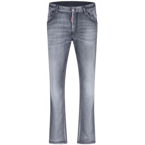 Dsquared2, Heren, Jeans, Grijs, Maat: 4XL Katoen,