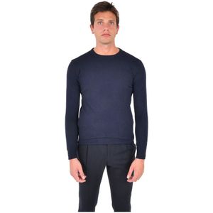 Franzese Collection, Heren, Truien, Blauw, Maat: L Wol,
