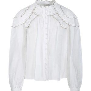 Isabel Marant - Blouse - Wit - Katoen