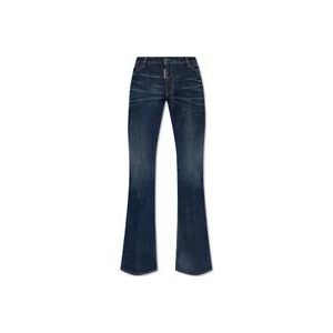 Dsquared2 Flare jeans , Blue , Dames , Maat: 4XS