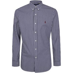 Polo Ralph Lauren, Heren, Overhemden, Blauw, Maat: S