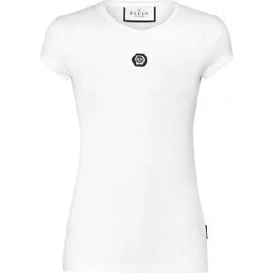 Philipp Plein, Dames, Tops, Wit, Maat: S