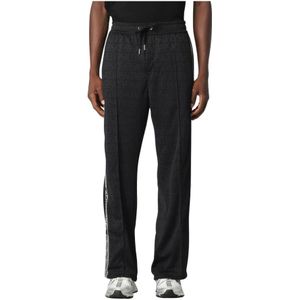 Versace, Heren, Broeken, Zwart, Maat: L Katoen,