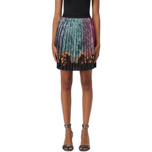 Versace Jeans Couture, Dames, Rokken, Veelkleurig, Maat: M Poliester,