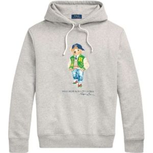 Polo Ralph Lauren, Heren, Sweatshirts & Hoodies, Grijs, Maat: 2XL Katoen,