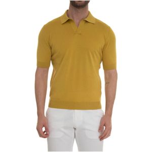 Hindustrie, Heren, Tops, Geel, Maat: M Katoen,