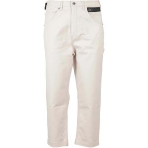 Neil Barrett, Heren, Broeken, Grijs, Maat: W34 Katoen,