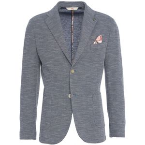 Bob, Heren, Jassen, Blauw, Maat: M Jersey,