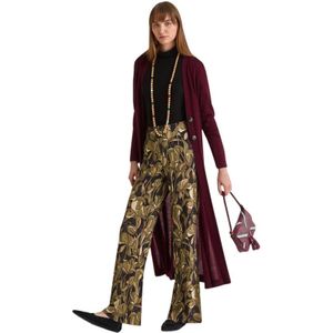 Maliparmi, Dames, Broeken, Veelkleurig, Maat: 2XS Leer,