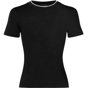 Jacquemus, Dames, Truien, Zwart, Maat: XS Leer,