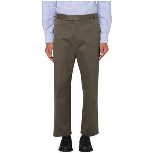 Thom Browne, Heren, Broeken, Groen, Maat: M Katoen,