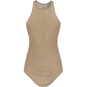 Rick Owens, Dames, Tops, Beige, Maat: 2XS Zijde,
