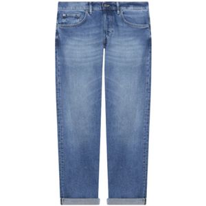 Dondup, Heren, Jeans, Blauw, Maat: W34 Katoen,