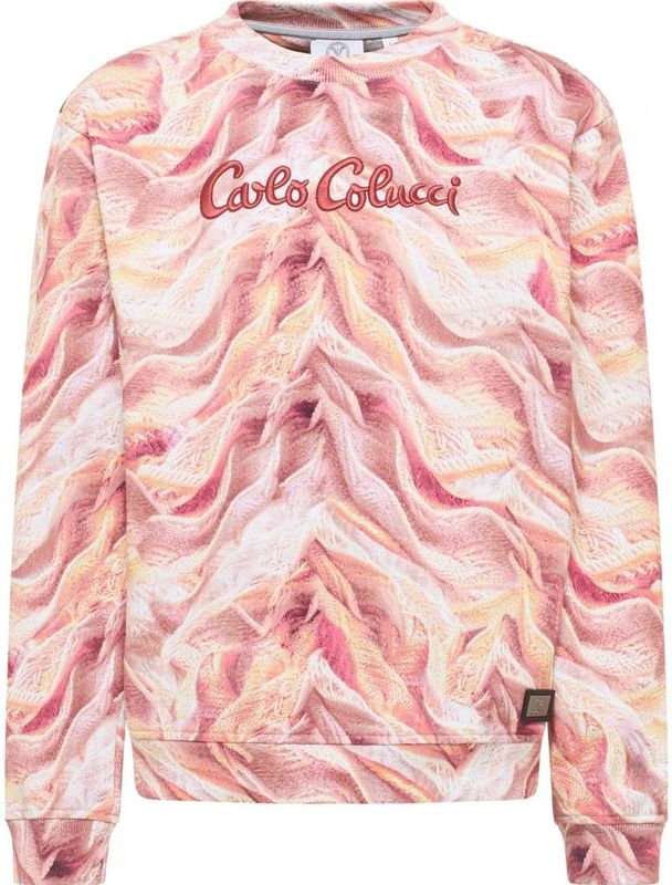 Carlo Colucci - Artificial Knit - Sweatshirt - Oranje