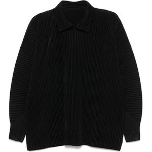 Issey Miyake, Heren, Tops, Zwart, Maat: L