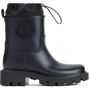 Moncler Zwarte Sneakers Stijlvolle Waterdichte Laarzen , Black , Dames , Maat: 39 EU