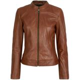 Bugatti - Klassieke Leren Jas - Bruin - Dames