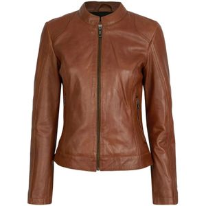 Bugatti - Klassieke Leren Jas - Bruin - Dames