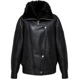 Vsp, Dames, Jassen, Zwart, Maat: XS Leer,