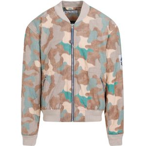 Acne Studios, Heren, Jassen, Veelkleurig, Maat: L Katoen,