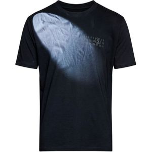 MM6 Maison Margiela, Heren, Tops, Zwart, Maat: M Katoen,