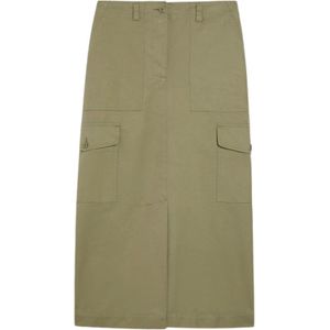 Weekend Max Mara, Dames, Rokken, Groen, Maat: S Katoen,