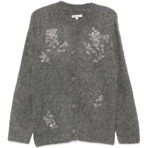 Markgong, Dames, Truien, Grijs, Maat: M Wol,