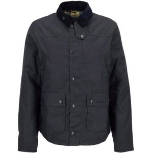 Barbour, Heren, Jassen, Blauw, Maat: M Katoen,